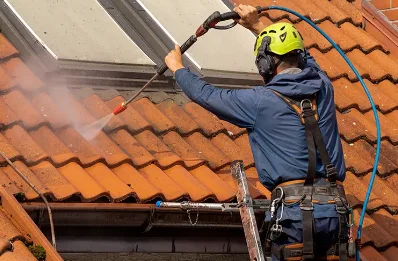 Démoussage et hydrofuge de toiture à Antully